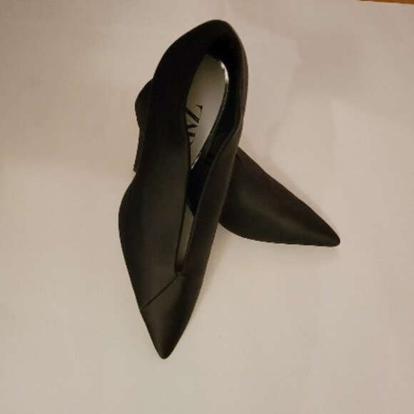 ZARA WOMEN SATIN HEELS SIZE 39 NWOT - Picture 3 of 7